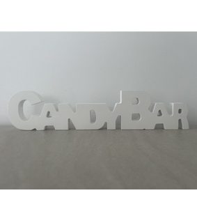 Candybar en bois blanc